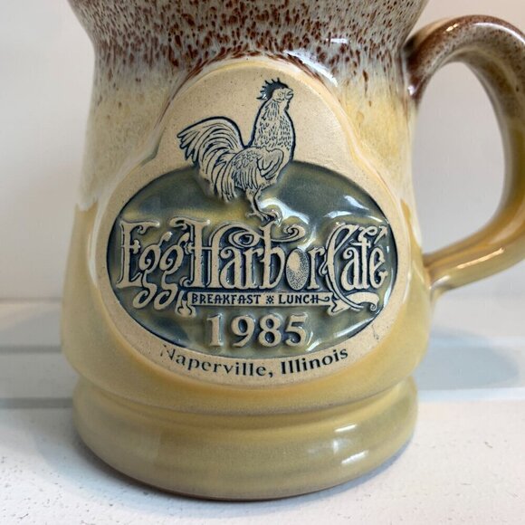 Deneen Pottery Egg Harbor Cafe 1985 Coffee Mug - Picture 3 of 8